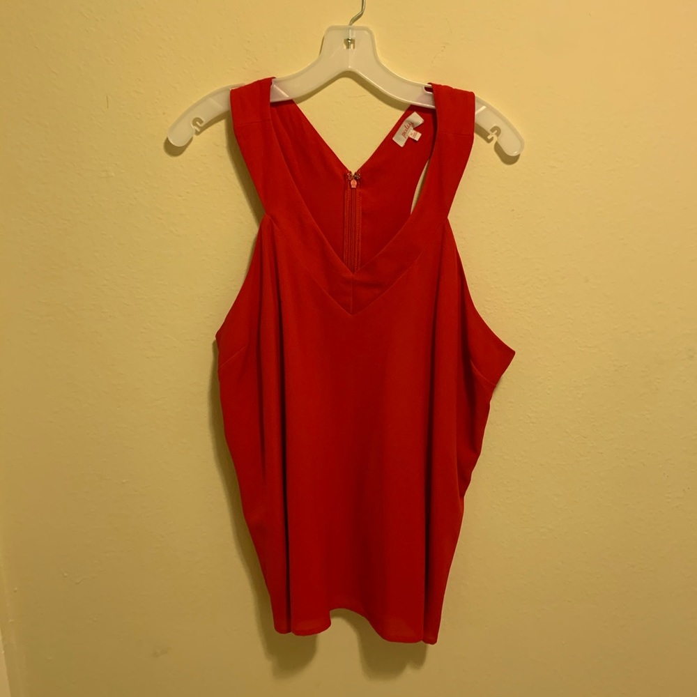 Pixley cut out detail red size XL